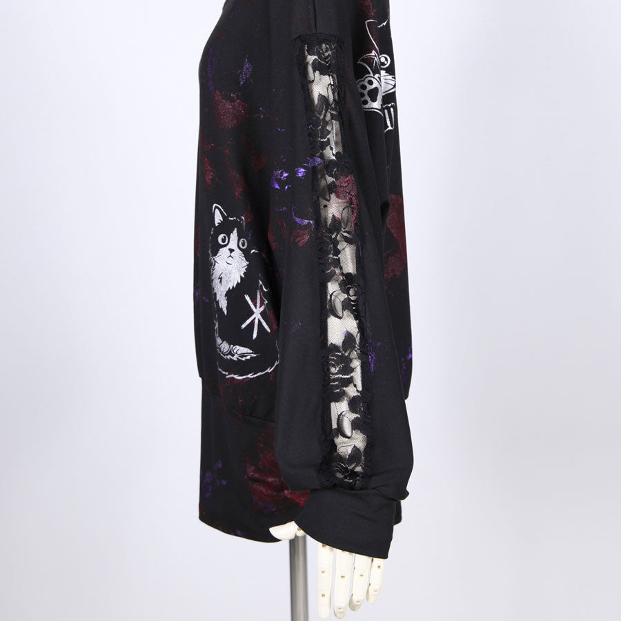 Cat Paw Off-Shoulder Crash Top