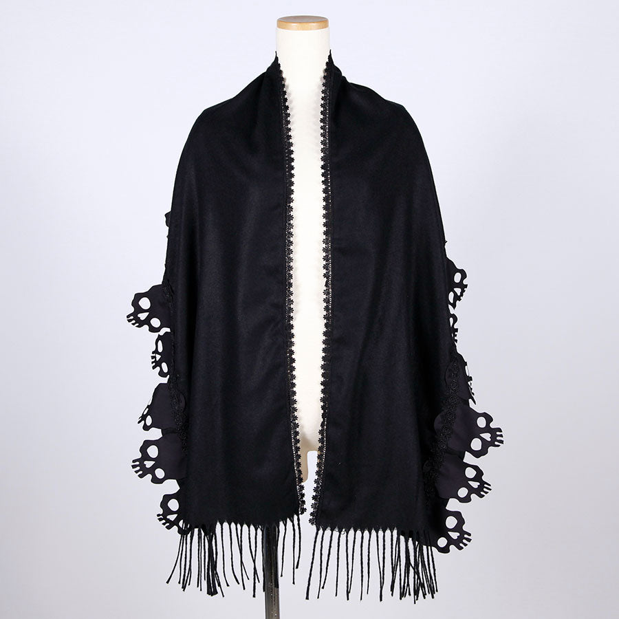 Skull Frill Shawl
