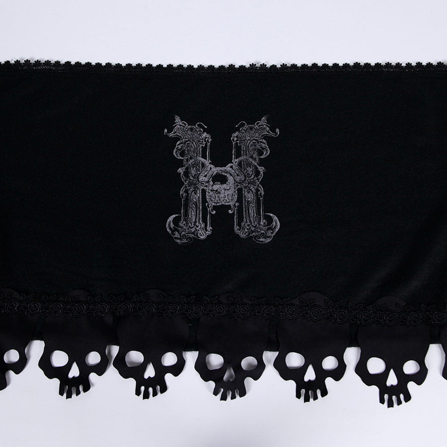 Skull Frill Shawl – h.NAOTO WEBSHOP