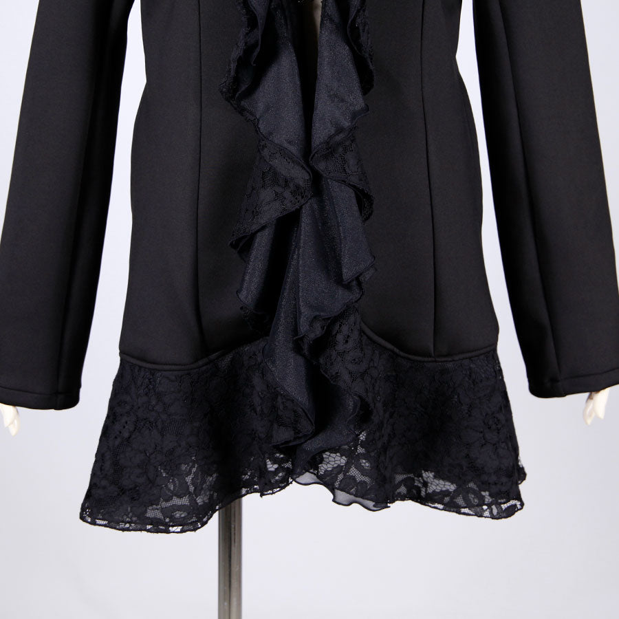 Ruffle Lace Stretch Jacket