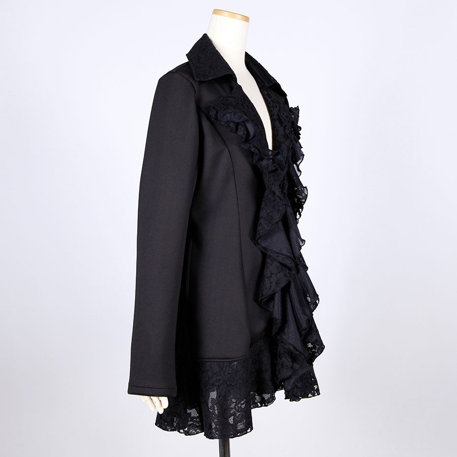 Ruffle Lace Stretch Jacket