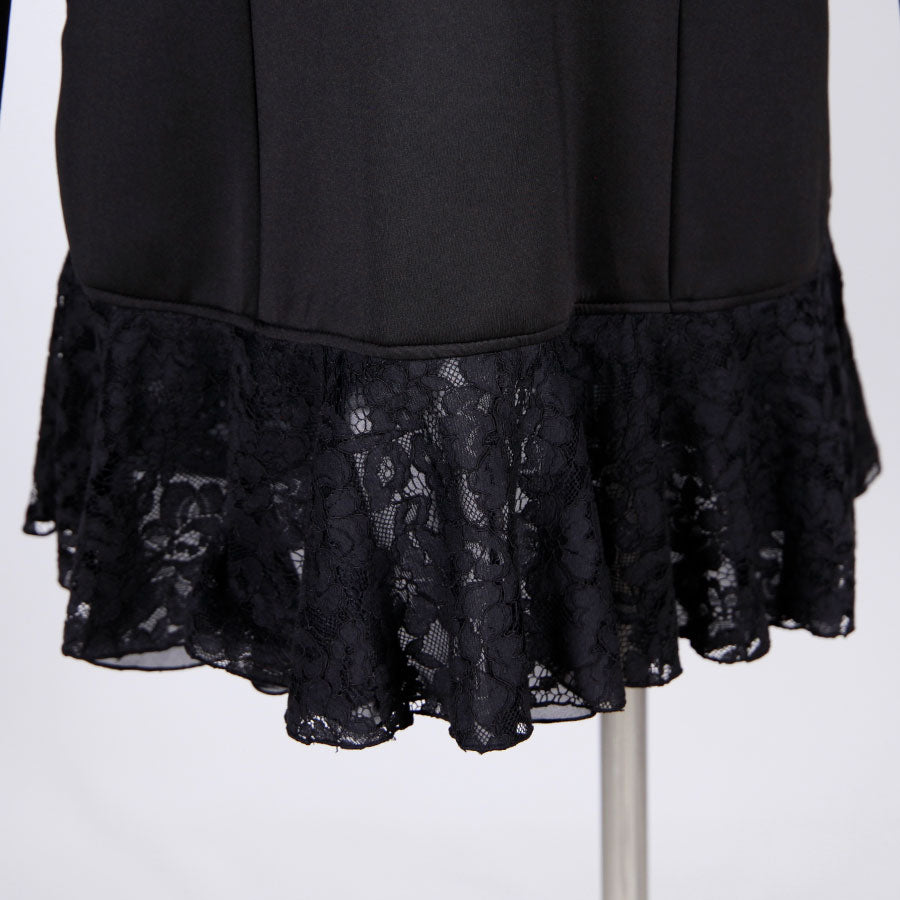 Ruffle Lace Stretch Jacket