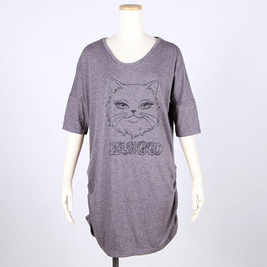 Side Tuck ZUKKO Cat Top / GY