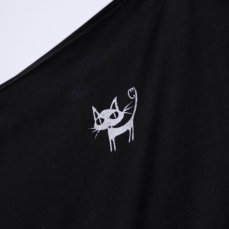 Cat Paw Monochrome Mantle Hoodie