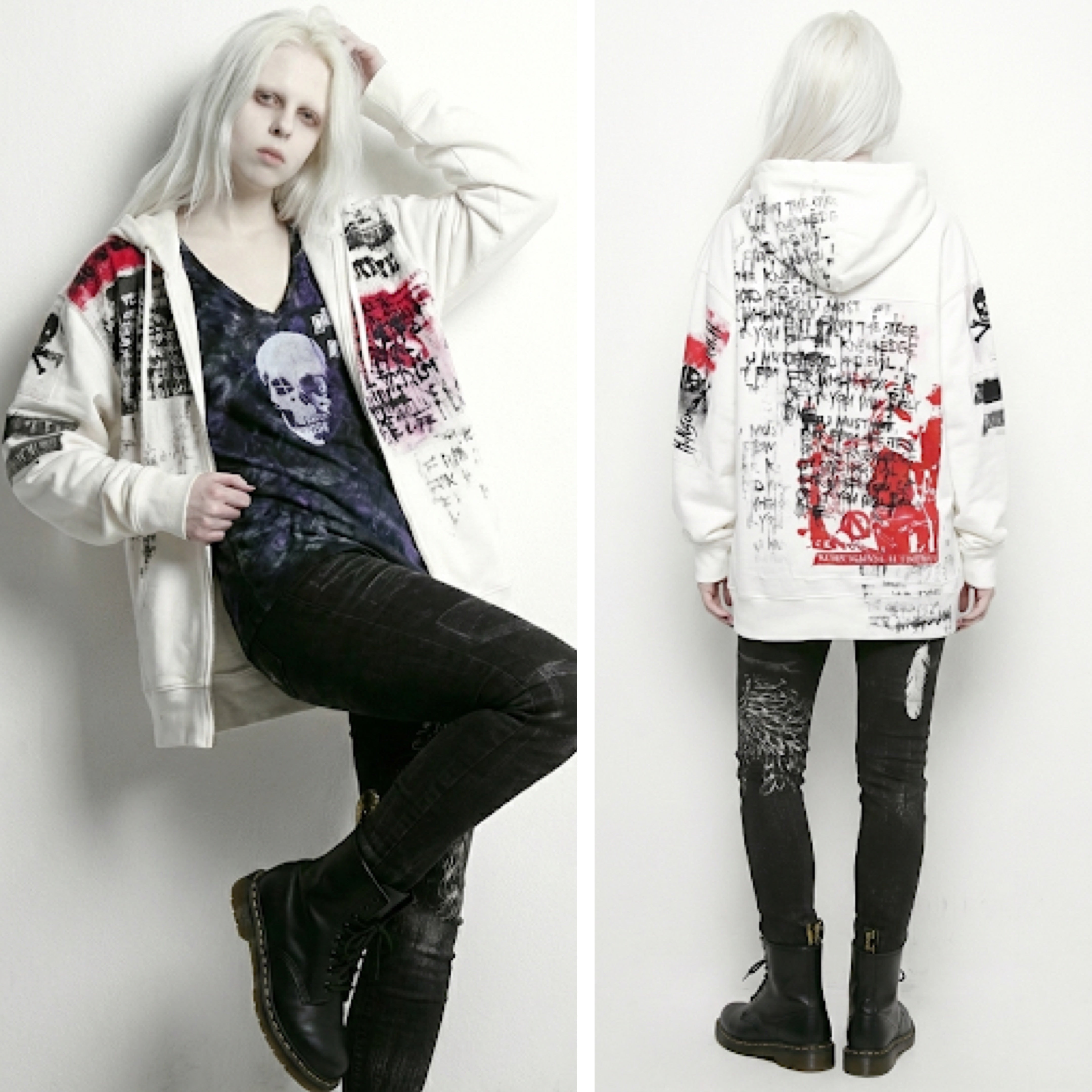 Anarchy Destroy Hoodie (5sizes) – h.NAOTO WEBSHOP