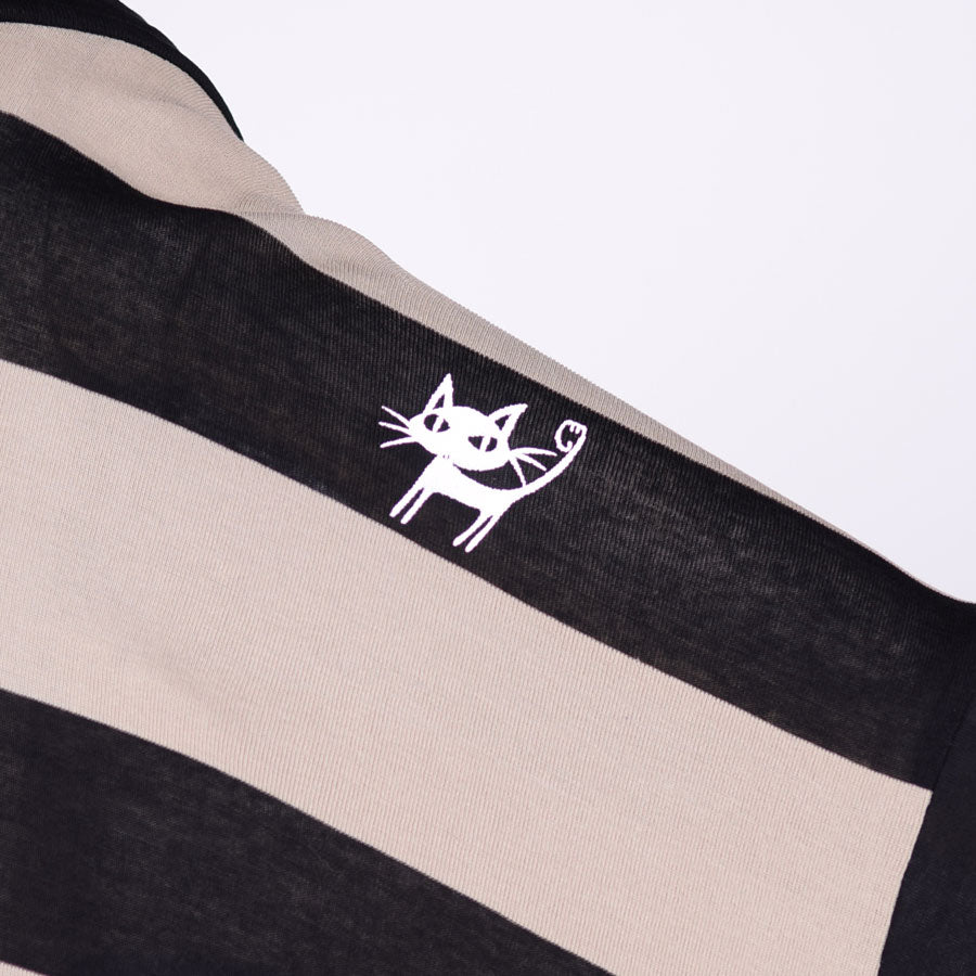 Loose CAT Border Hoodie