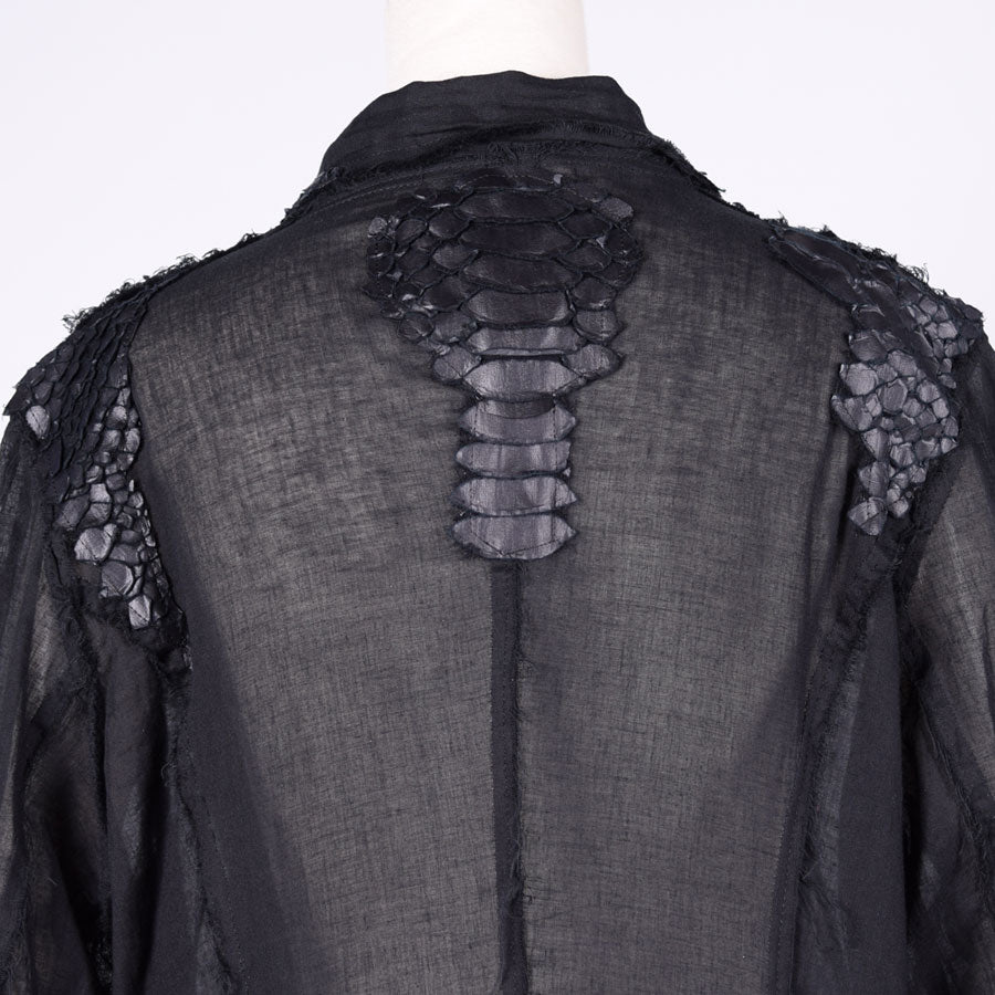 Dragon Leather Gauze Jacket