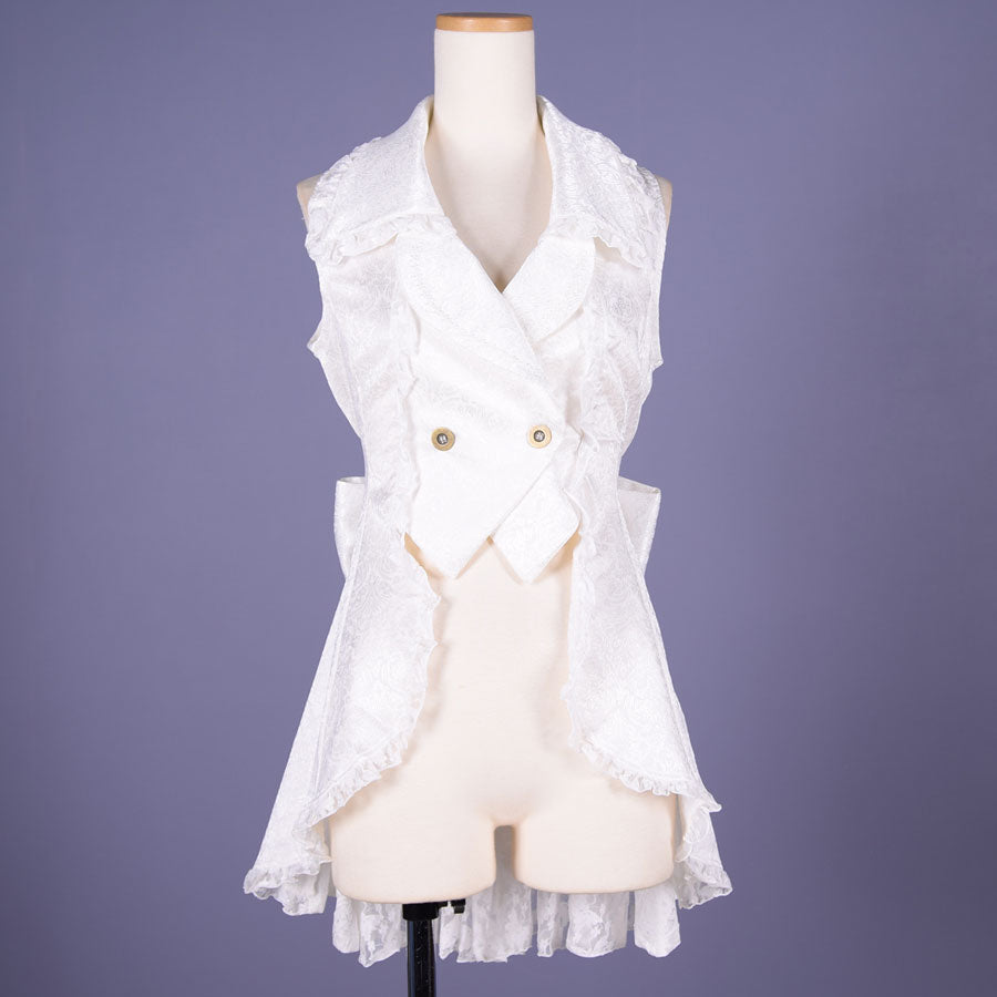 Gabriel  Swallowtail Vest / WH