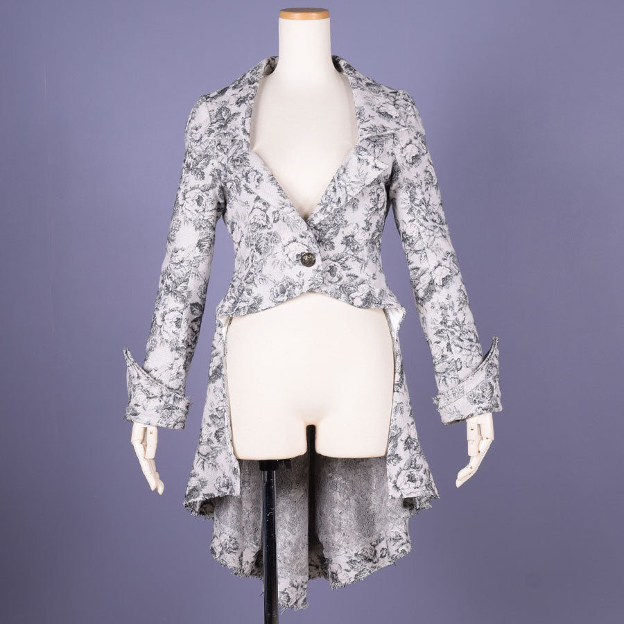 White Gothic Swallowtail Jacket