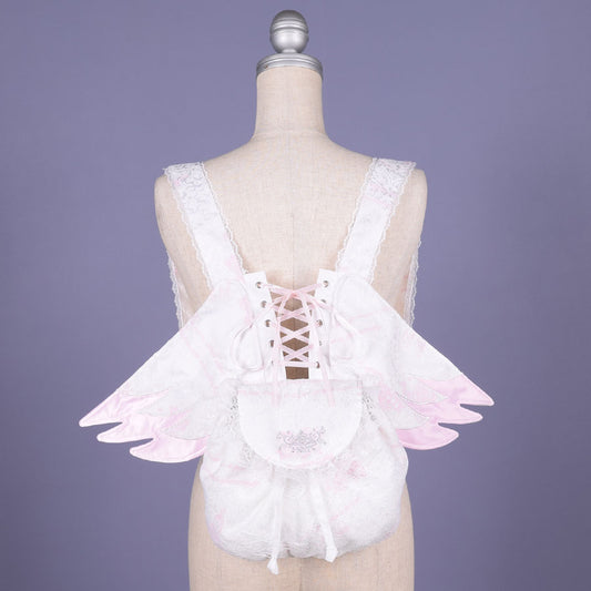Sweet Alice Pink Angel Wing Backpack / WH-PK