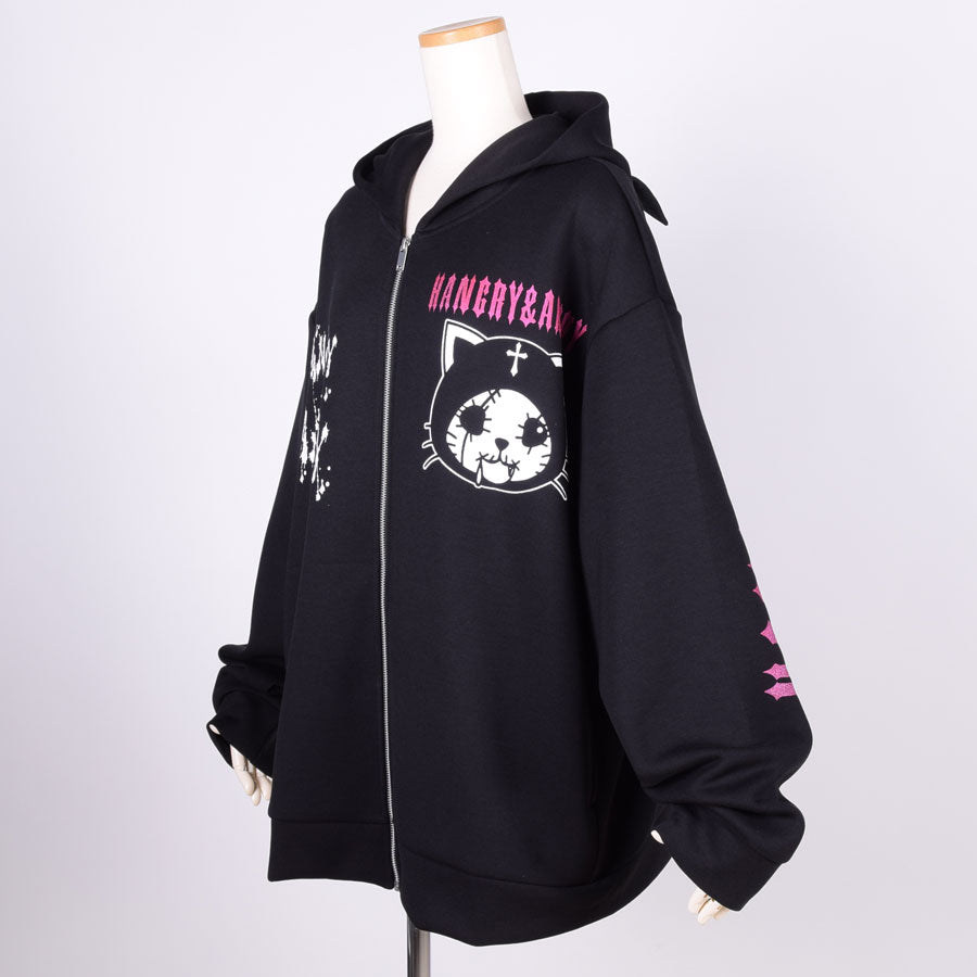 KittyEar ANGRY Hoodie