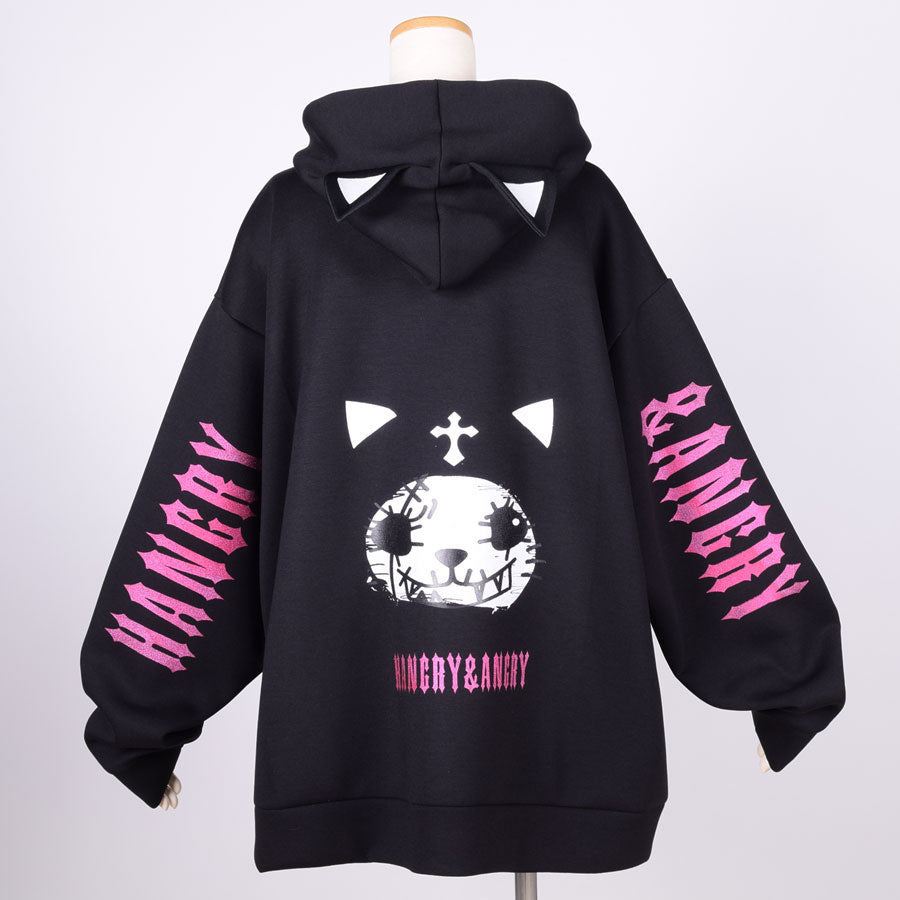 KittyEar ANGRY Hoodie