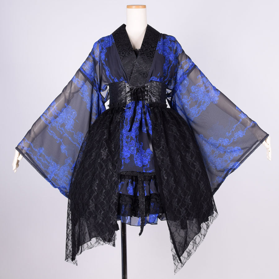 Blue Bloody Rose KIMONO