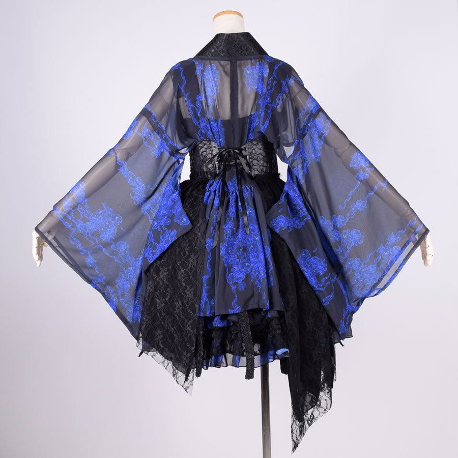 Blue Bloody Rose KIMONO