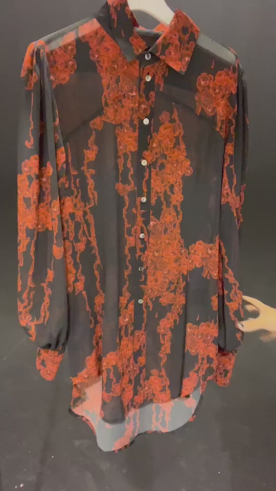 BLOODY ROSE BLOUSE – h.NAOTO WEBSHOP