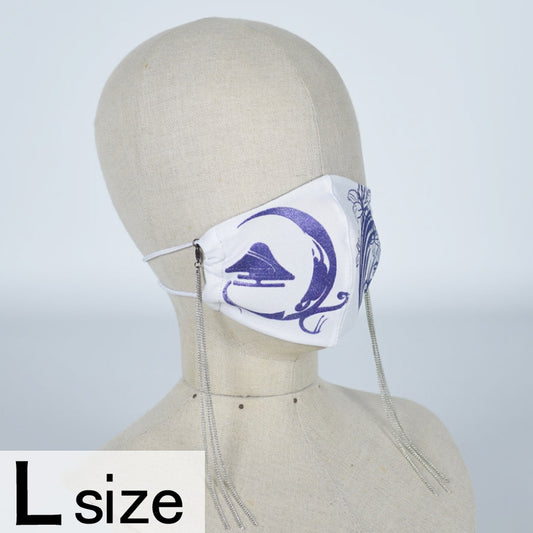 Mountain and Lily Crest Mask Wear / L