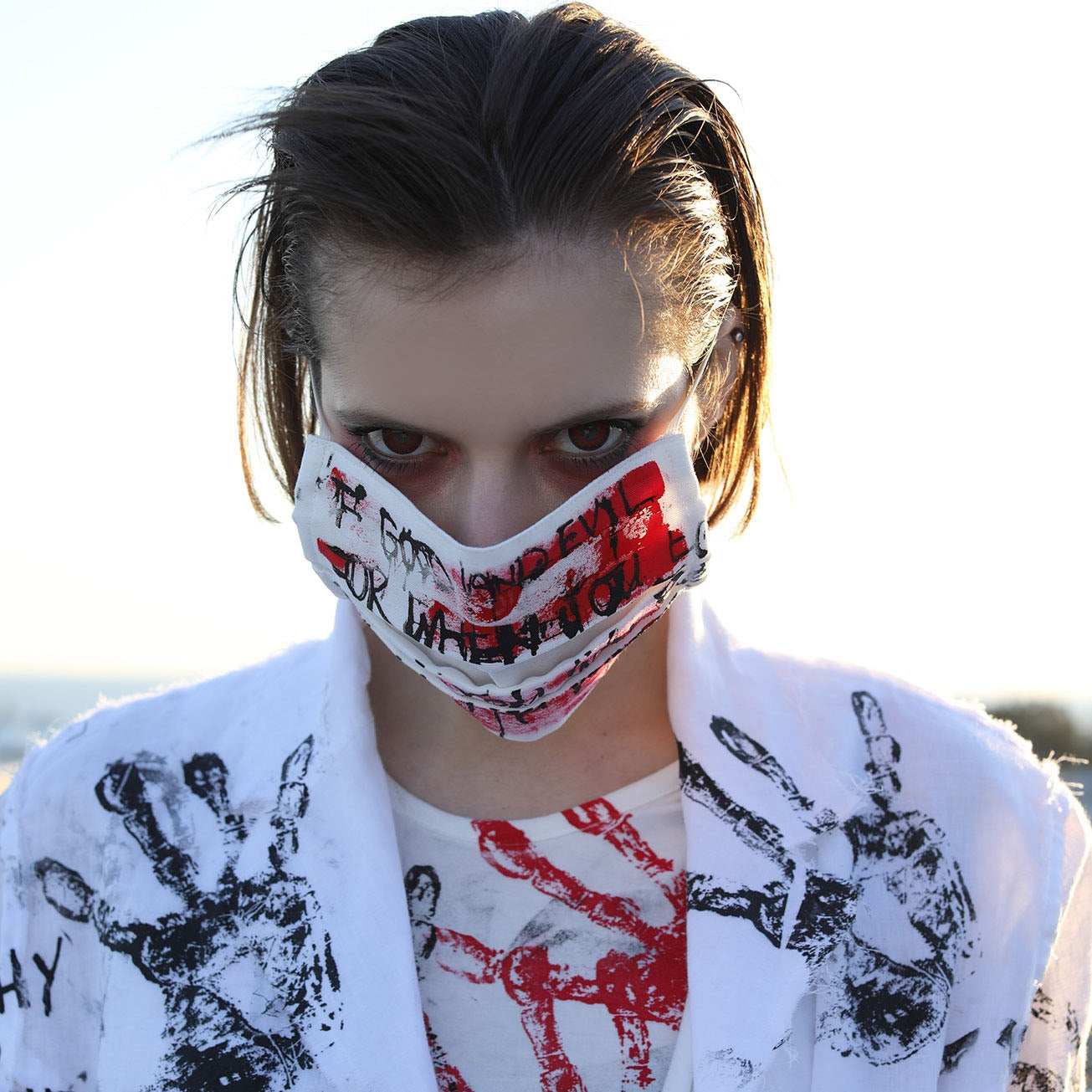 "Destroy" Anarchy Paint Mask Wear