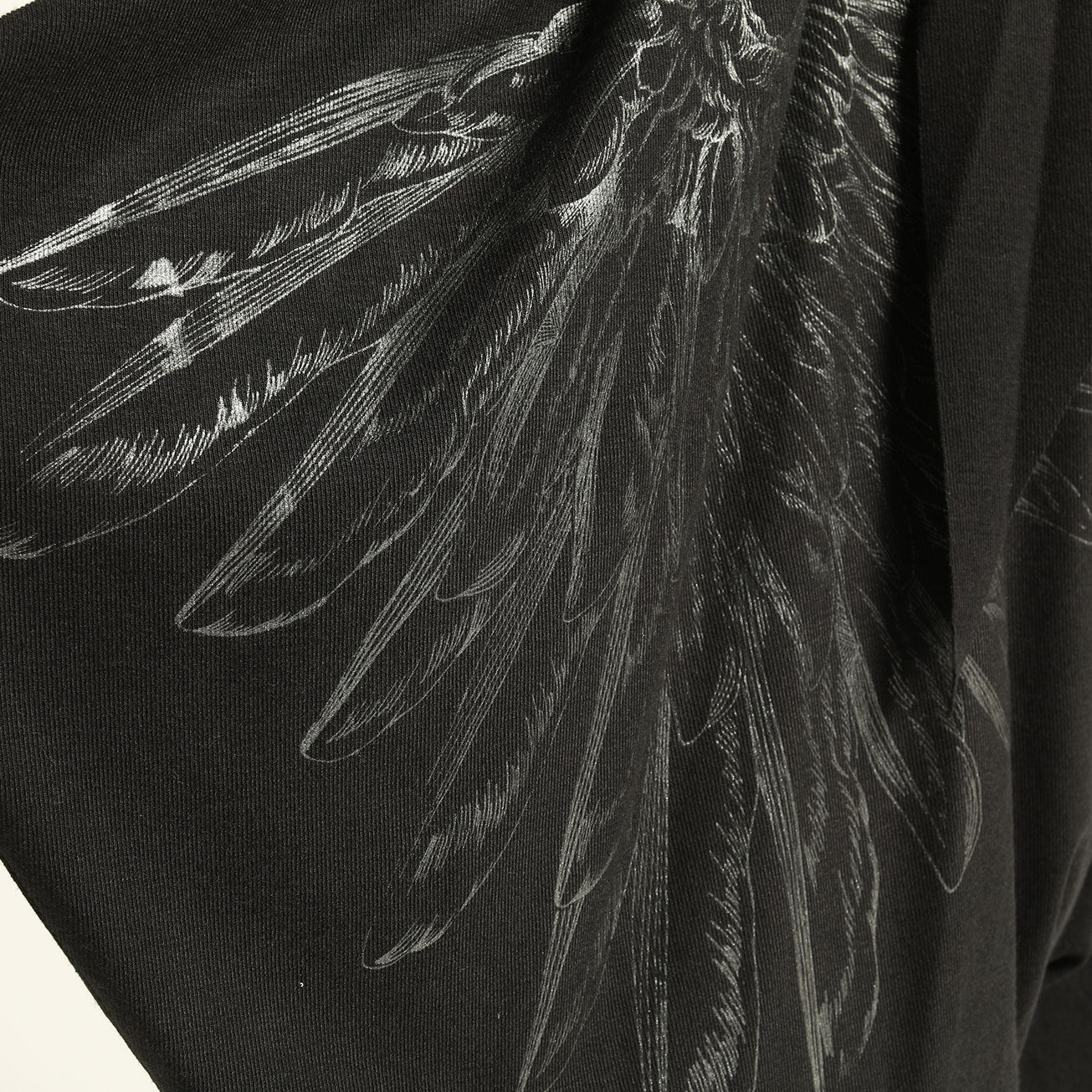 Feather Drape Sarrouel Pants