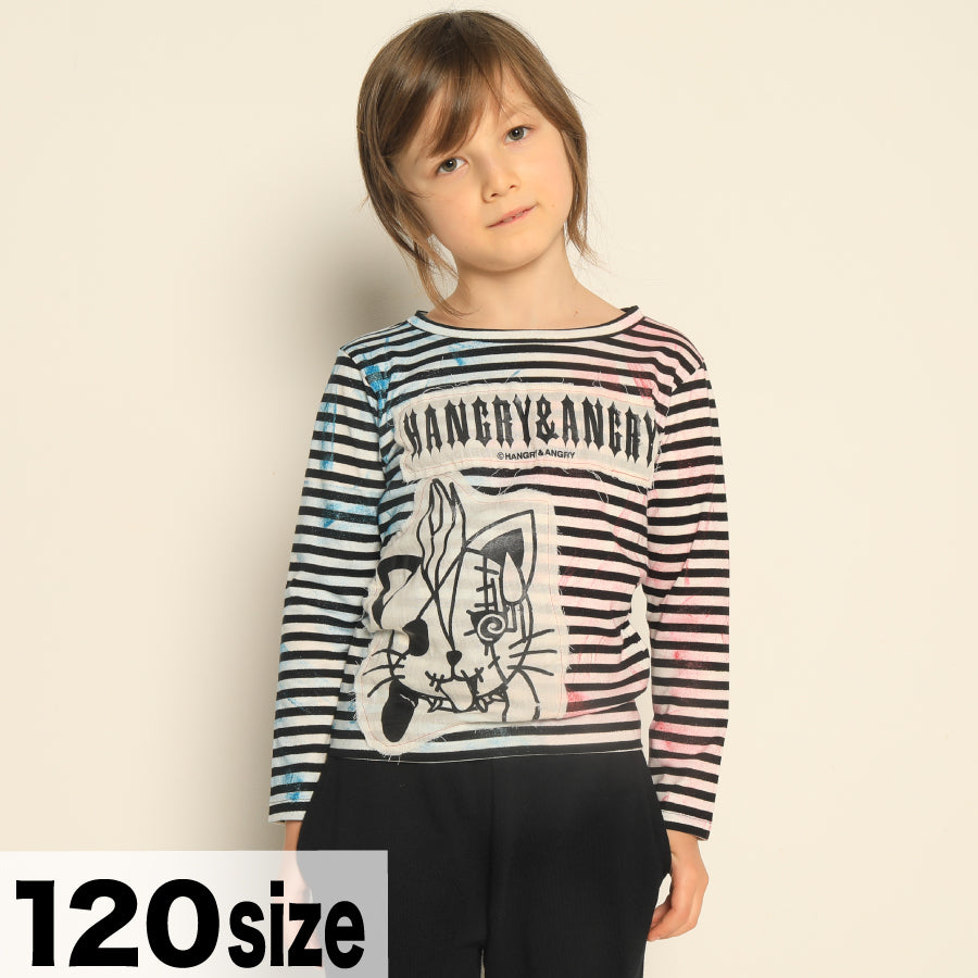 HANGRY & ANGRY BORDER LONG T-SH (2 size)