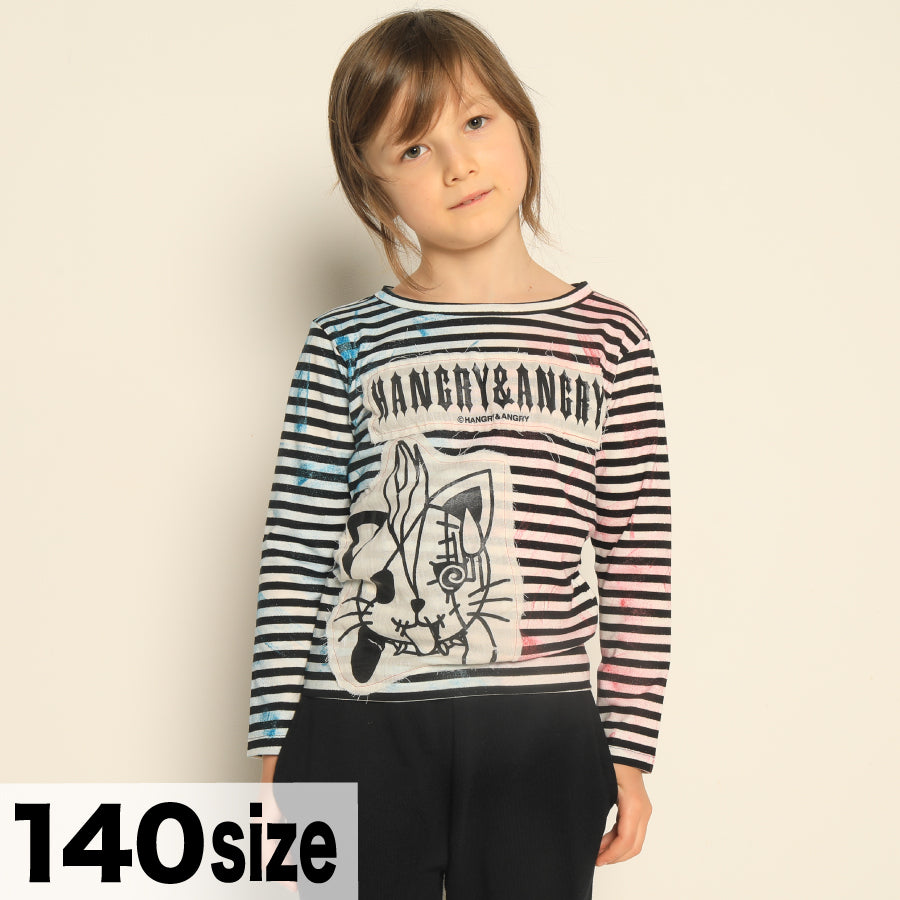 HANGRY & ANGRY BORDER LONG T-SH (2 size)