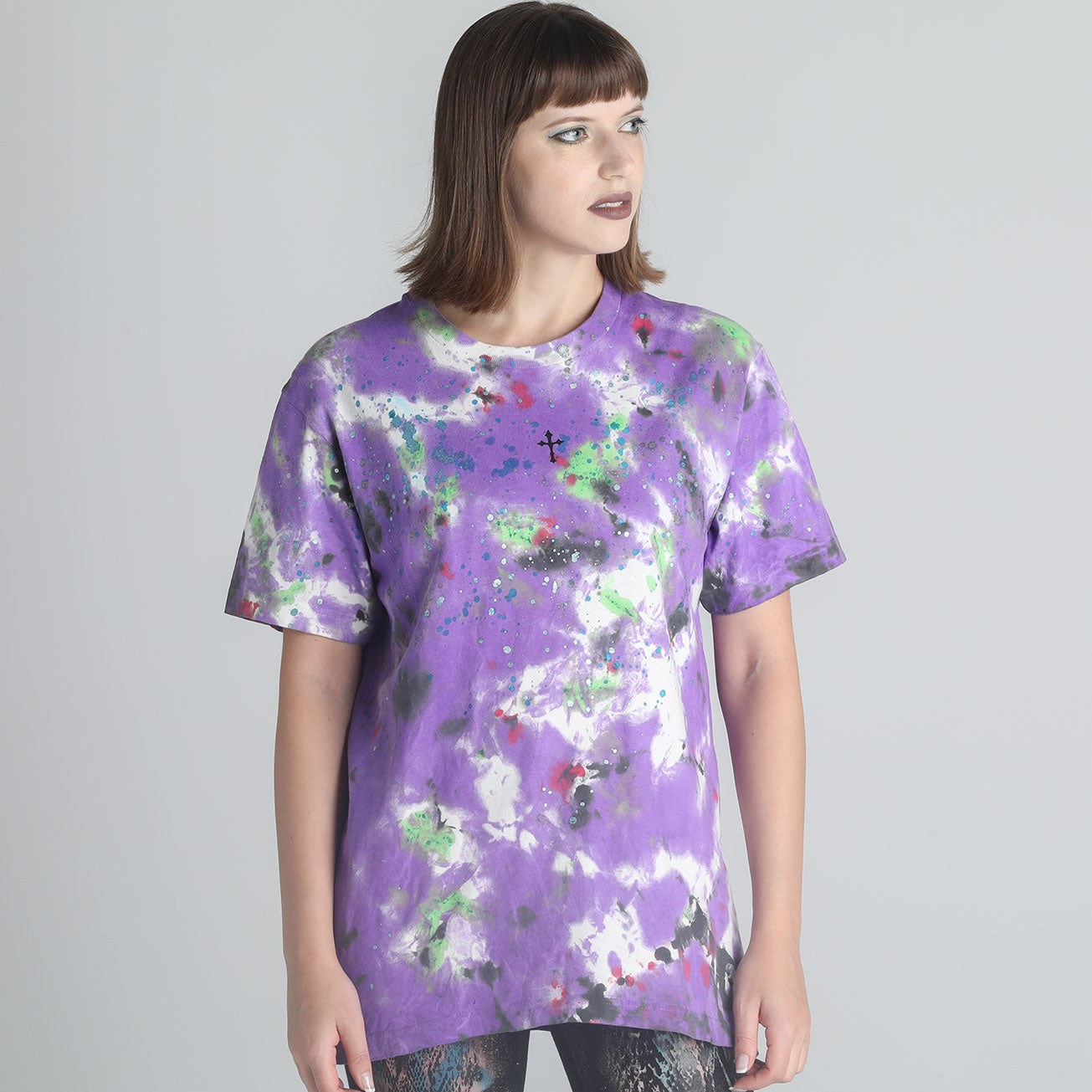 Purple Action Paint T-SH (3 sizes)