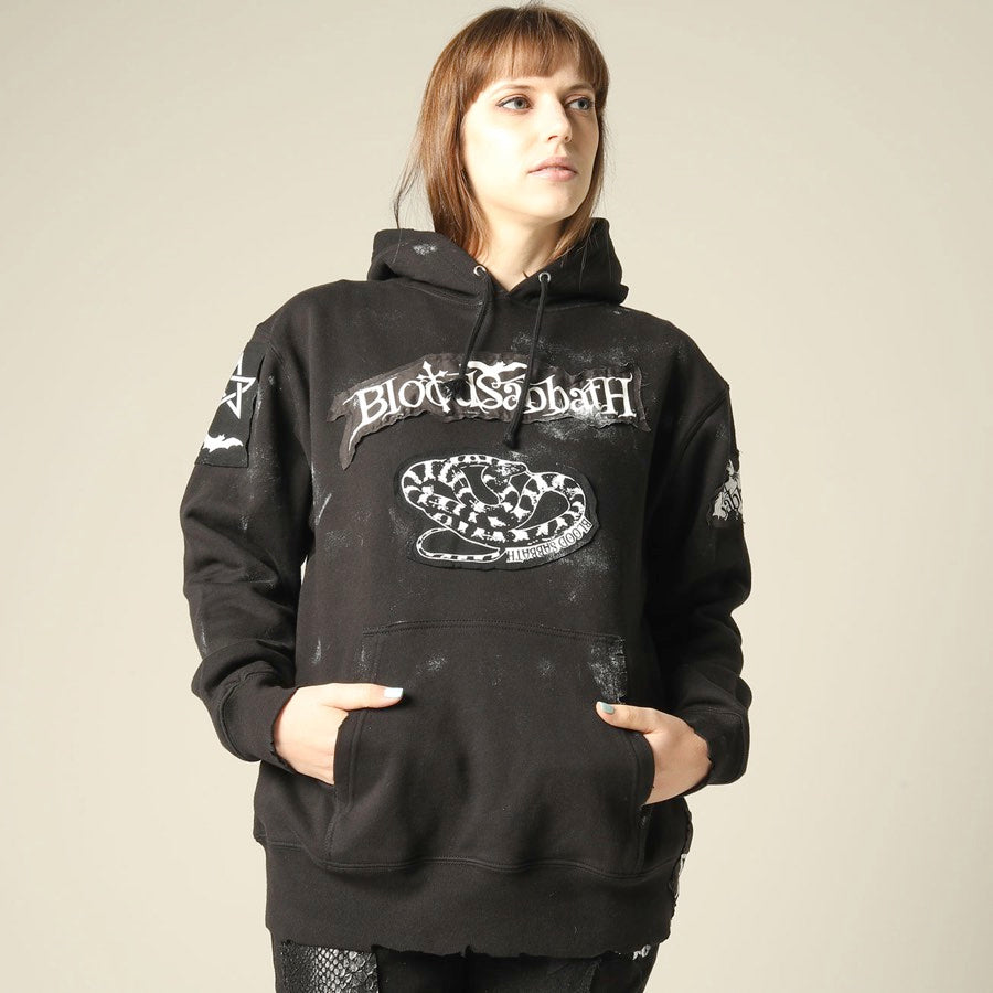 CRASH PATCH HOODIE SWEATER (3 sizes)