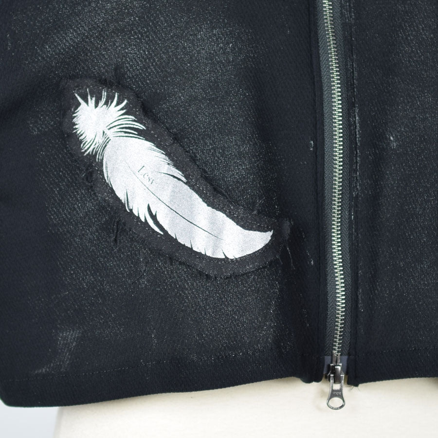 Angel's Feather short hoodie