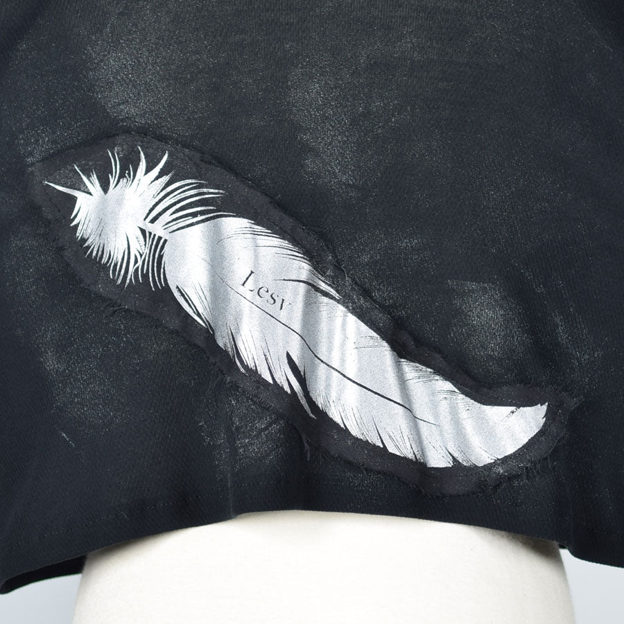 Angel's Feather short hoodie