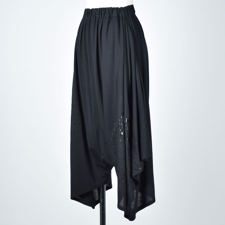 Angel Wings Drape Saruel Pants