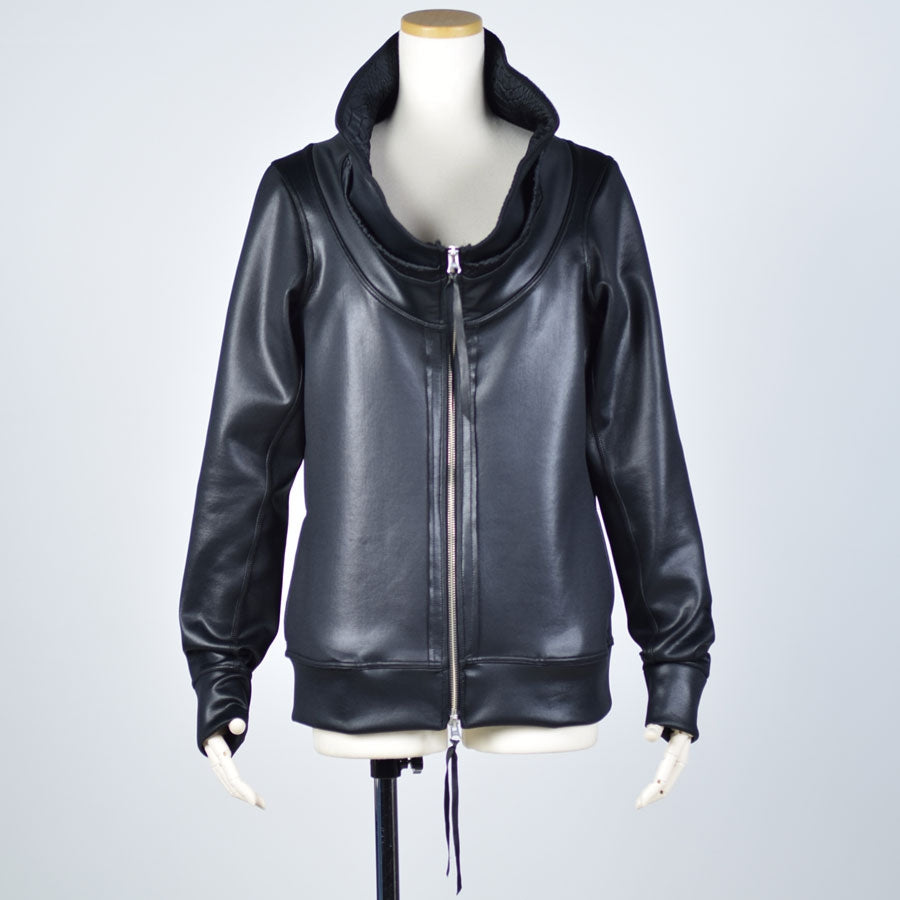 Metal High Neck Blouson