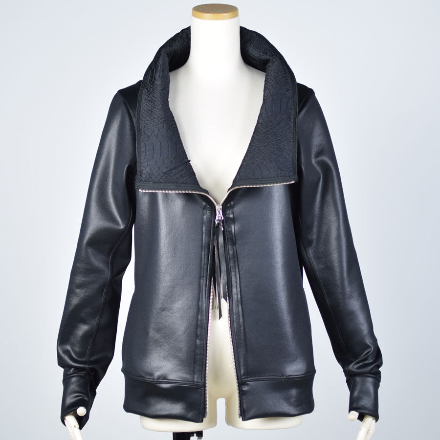 Metal High Neck Blouson