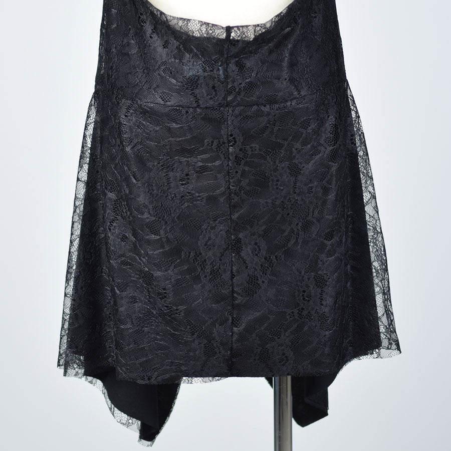 Lace flare gilet