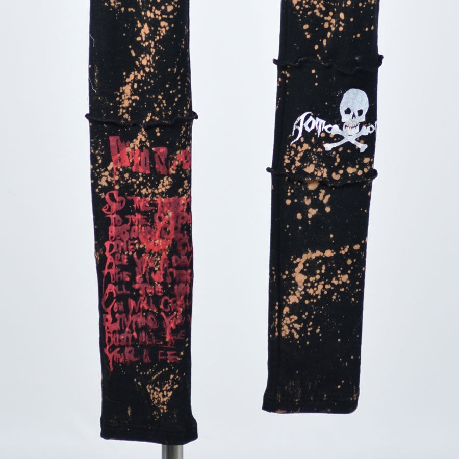 Skull Bleach Leggings