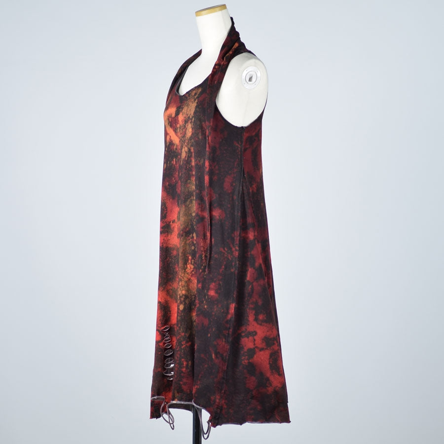 Snake dye damage dress