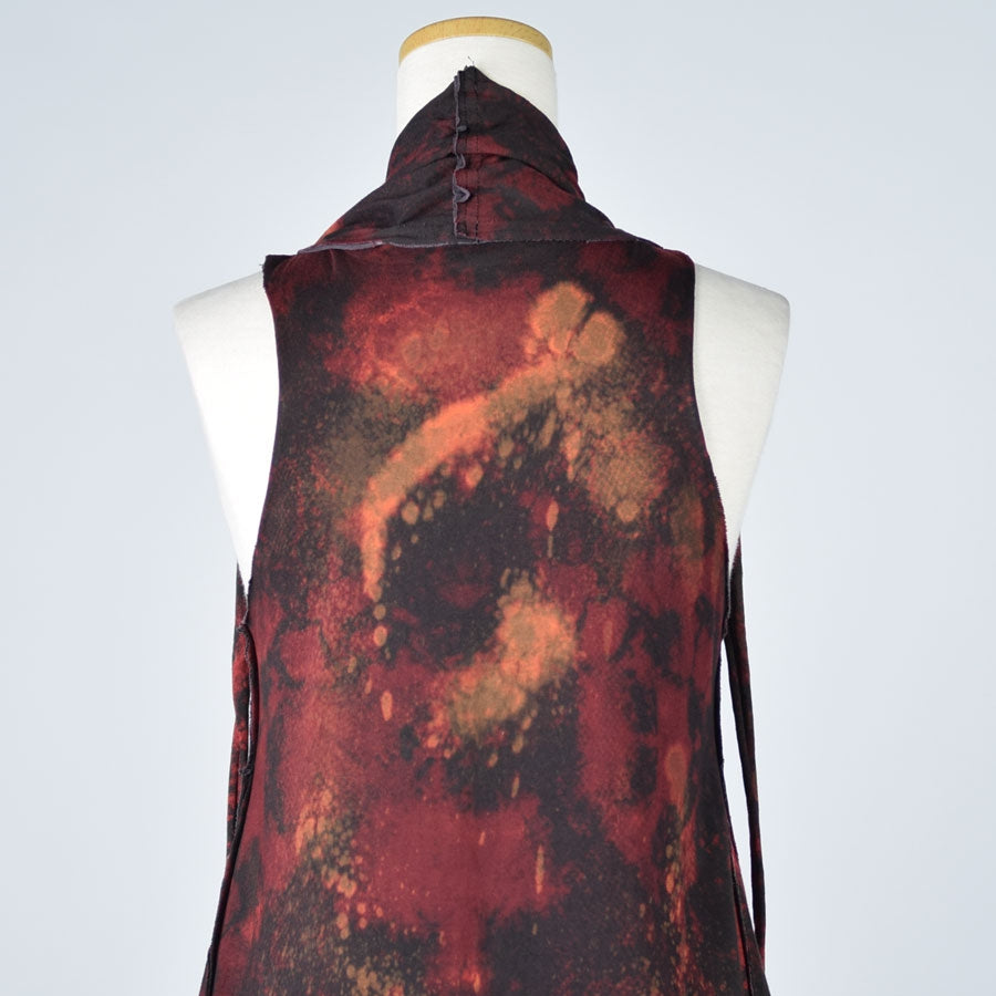 Snake dye damage dress