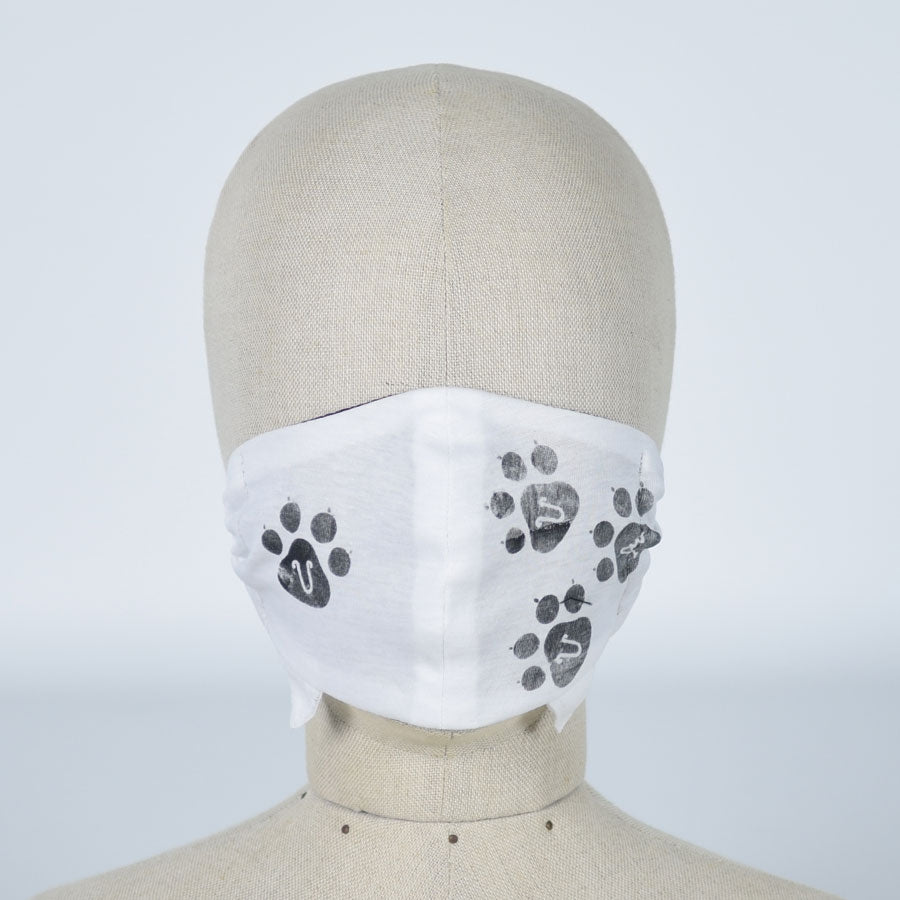 Cat FootPrint Cat Ear Mask Wear / L