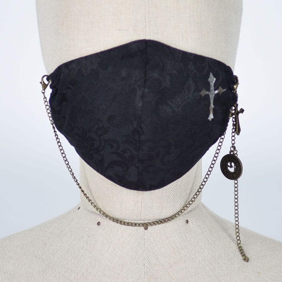 Cross & Clock Charm Long chain MACCESSORY