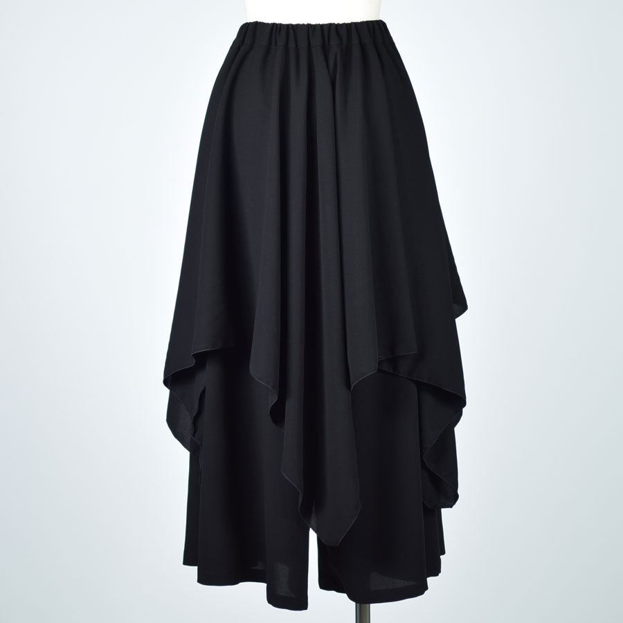 Flared skirt wide pants