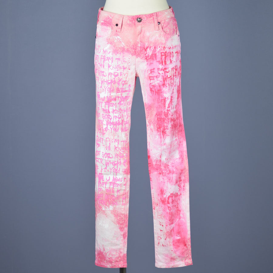 Hand Painted Stretch Skinny Pants