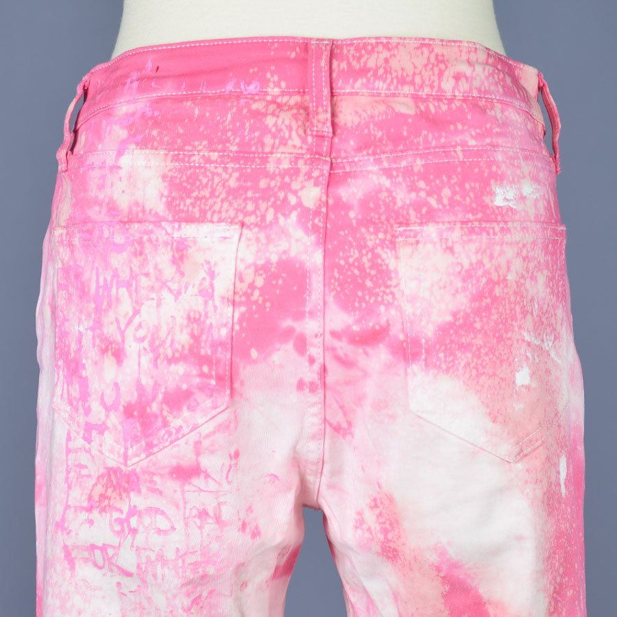 Hand Painted Stretch Skinny Pants