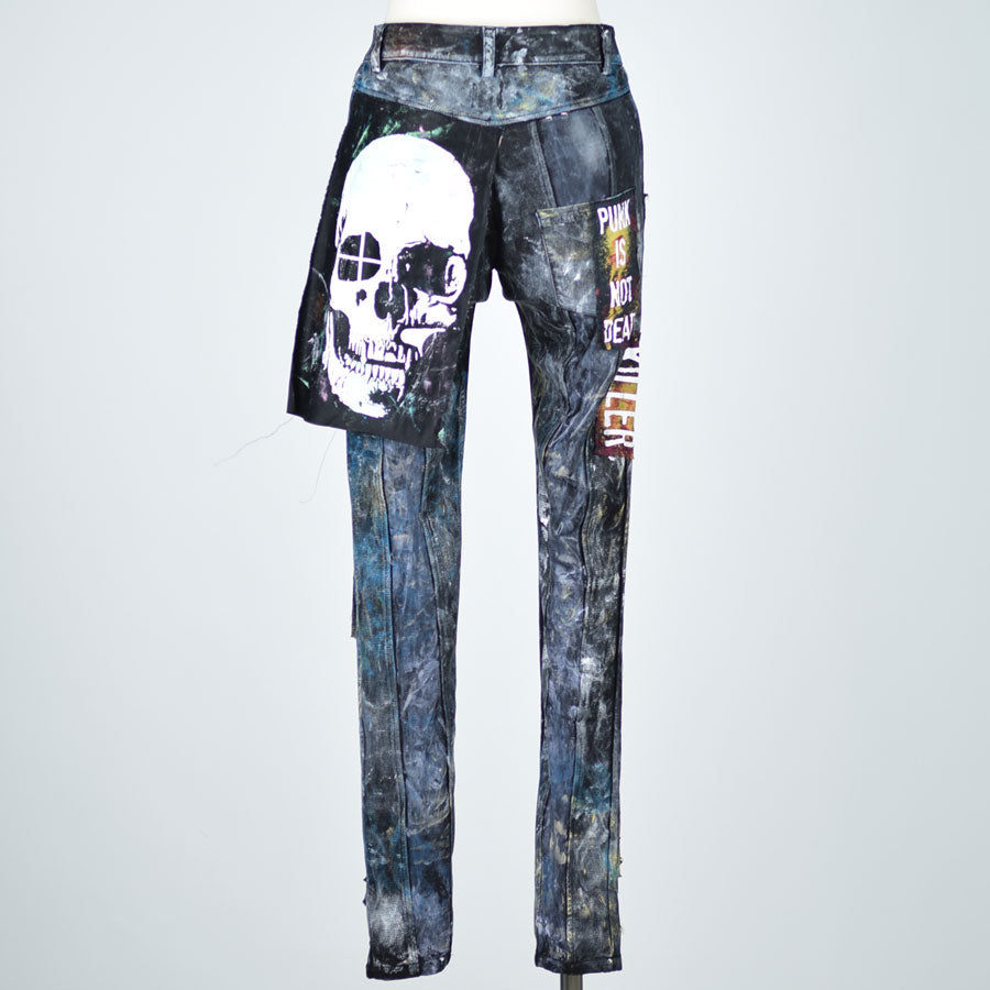 Slash paint damage pants