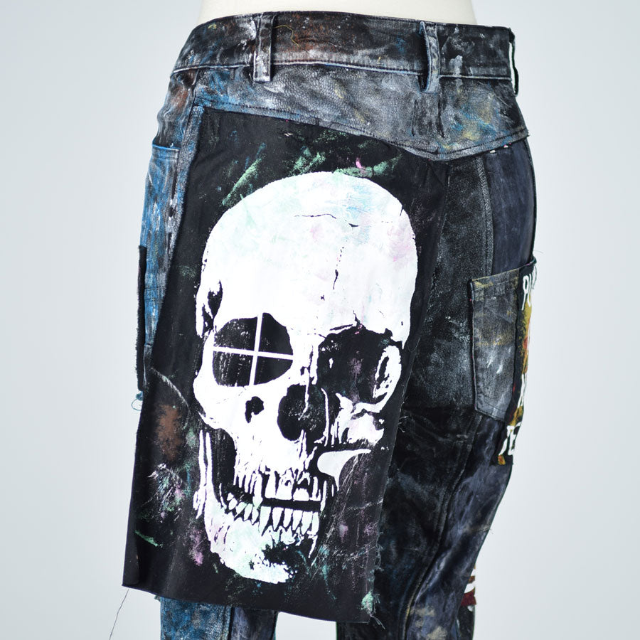 Slash paint damage pants