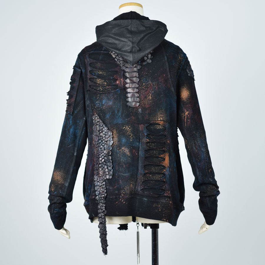 DRAGON LEATHER PAINT BLOUSON