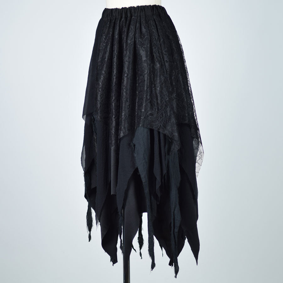 Vampire damage lace skirt