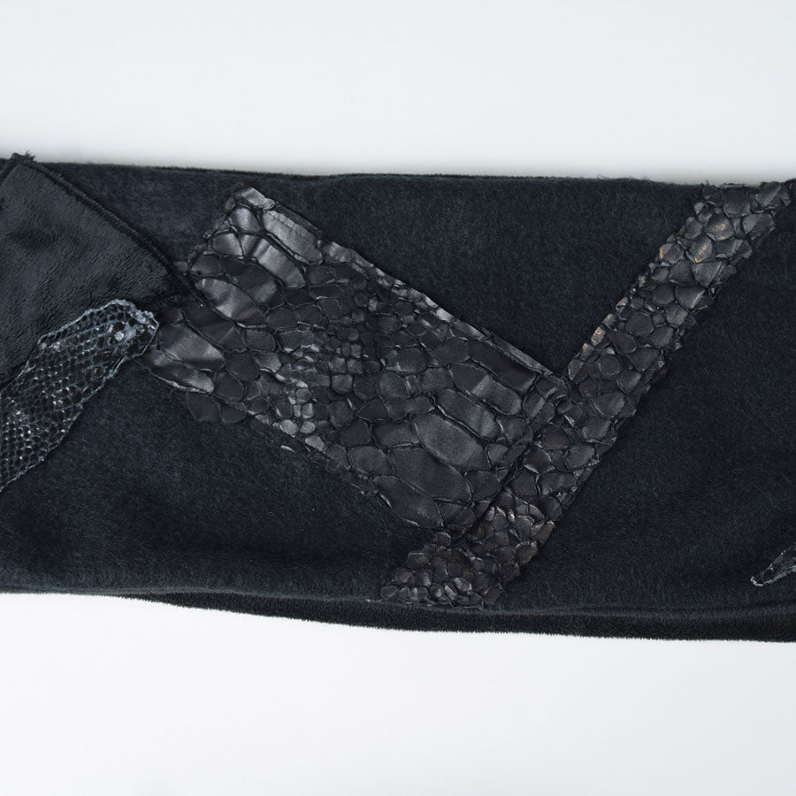 Black Dragon leather Snood