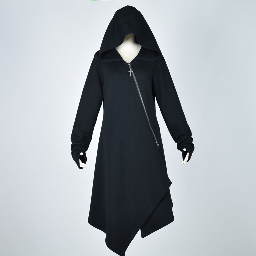 Asymmetric Long Hoodie / XL