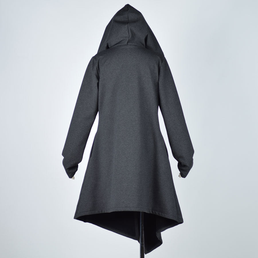 Asymmetric Long Hoodie / M