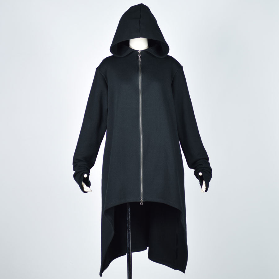 Swallow Tail Drape Hoodie