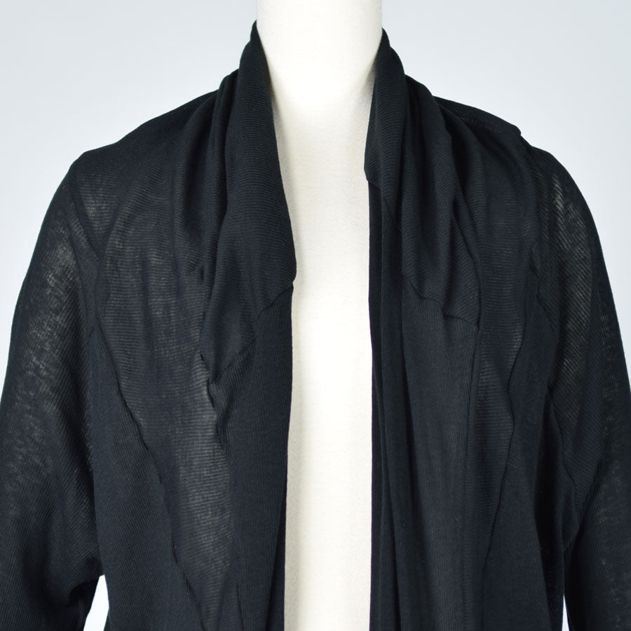 Black soft cardigan