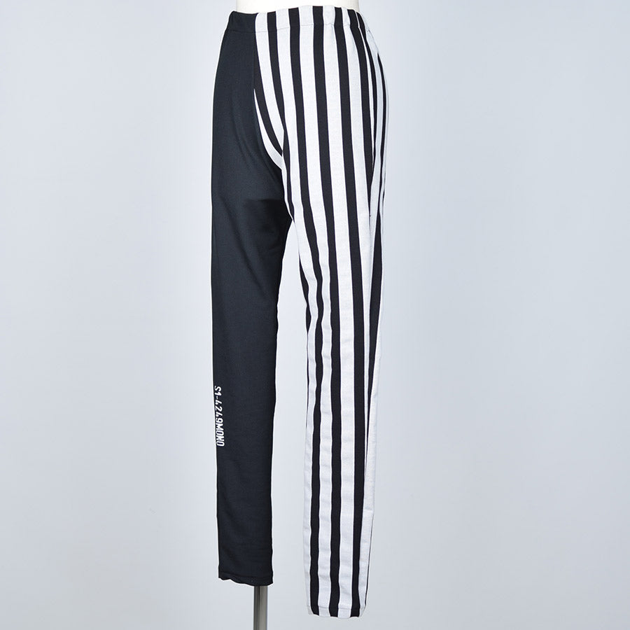 Half Striped Leggings